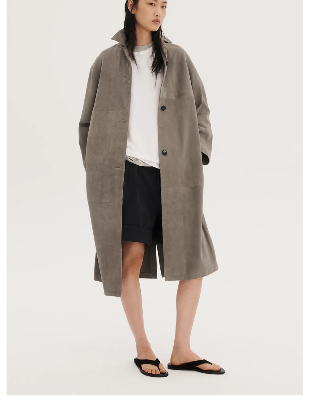 100% SUEDE LEATHER COAT LIMITED EDITION